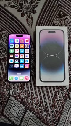 iphone 14 pro factory Unlock Non pta 10/10 with box