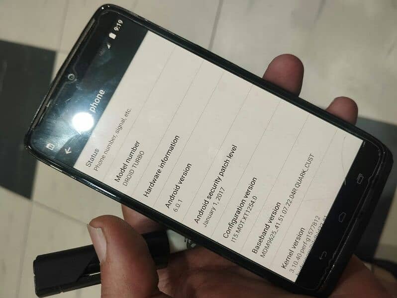 Motorola turbo 1 pta approved 3