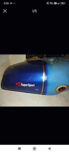 Honda 125 fuel tank with coon without tappay