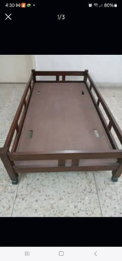 wooden bed single with mattress and wheels perfect for kids