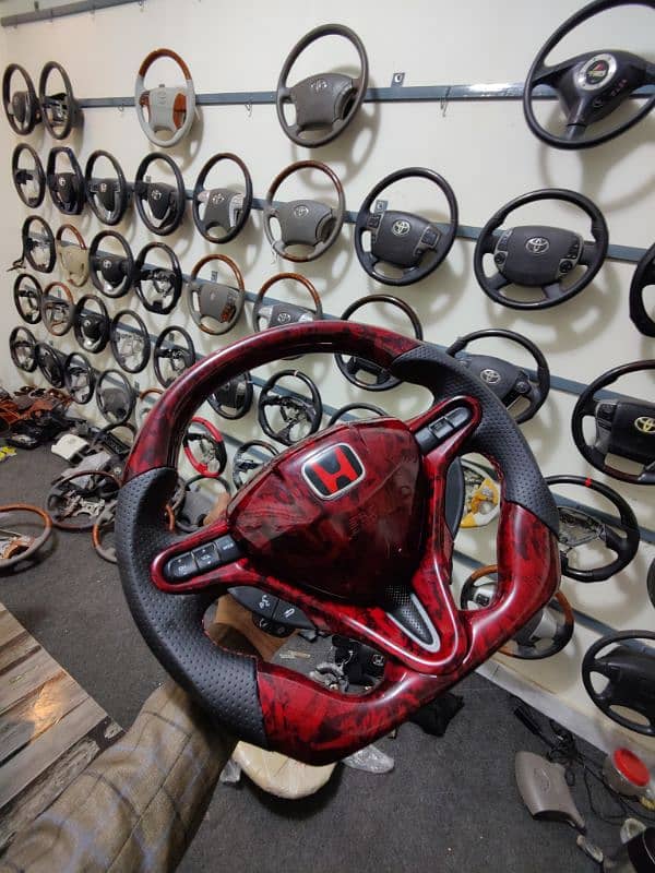 Premium Customized Carbon Fiber Steering Wheel Peshawar 0