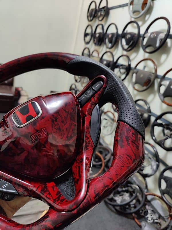 Premium Customized Carbon Fiber Steering Wheel Peshawar 1