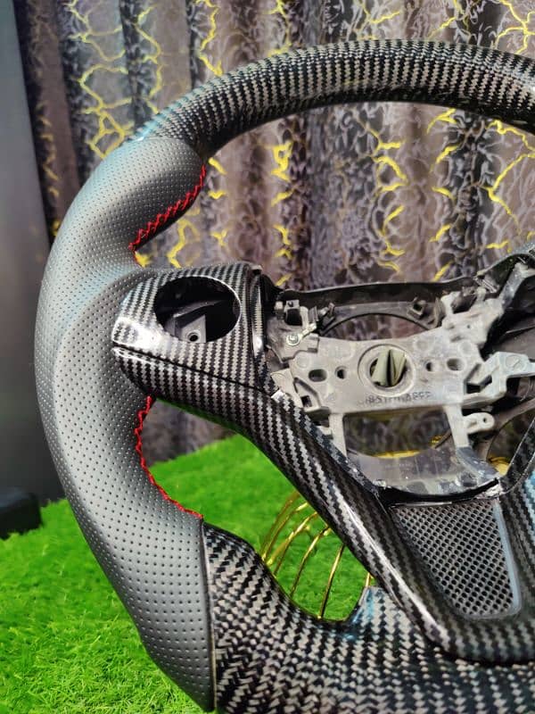 Premium Customized Carbon Fiber Steering Wheel Peshawar 3