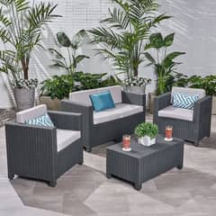 sofa. indoor. out door. table ratan.