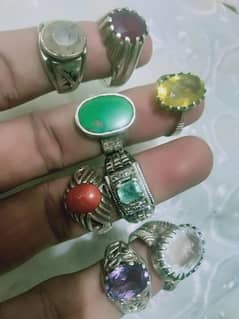 Natural Emrald Turquoise Citrine Saphire Topaz Coral