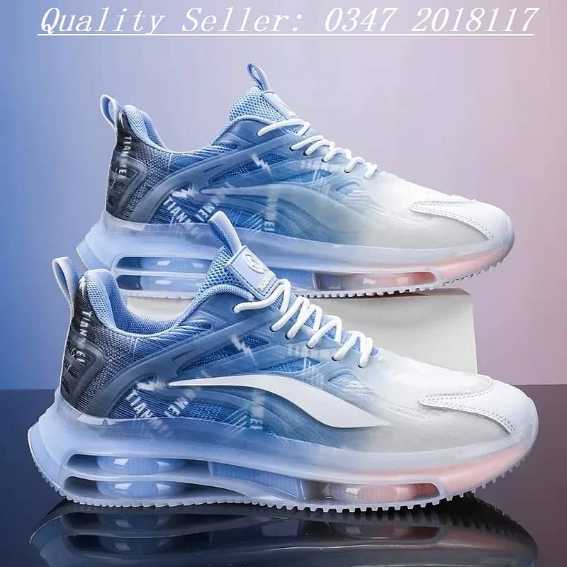 BLUE & WHITE TRENDY SNEAKERS / JOGGERS SHOES [ 0347 2018117 ] 2
