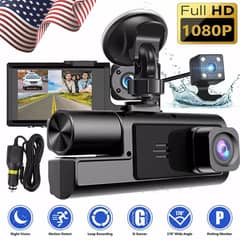 Three Channel DashCam for All-Round Protection Car Driving Recorder