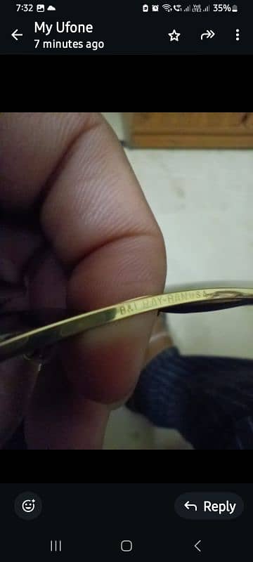 B and L RAY-BAN U. S. A 1999 VINTAGE AVIATOR 5