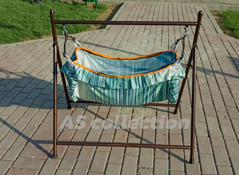 Folding Small Bearing Baby Cradle Mosquito Net swing jhoola 6