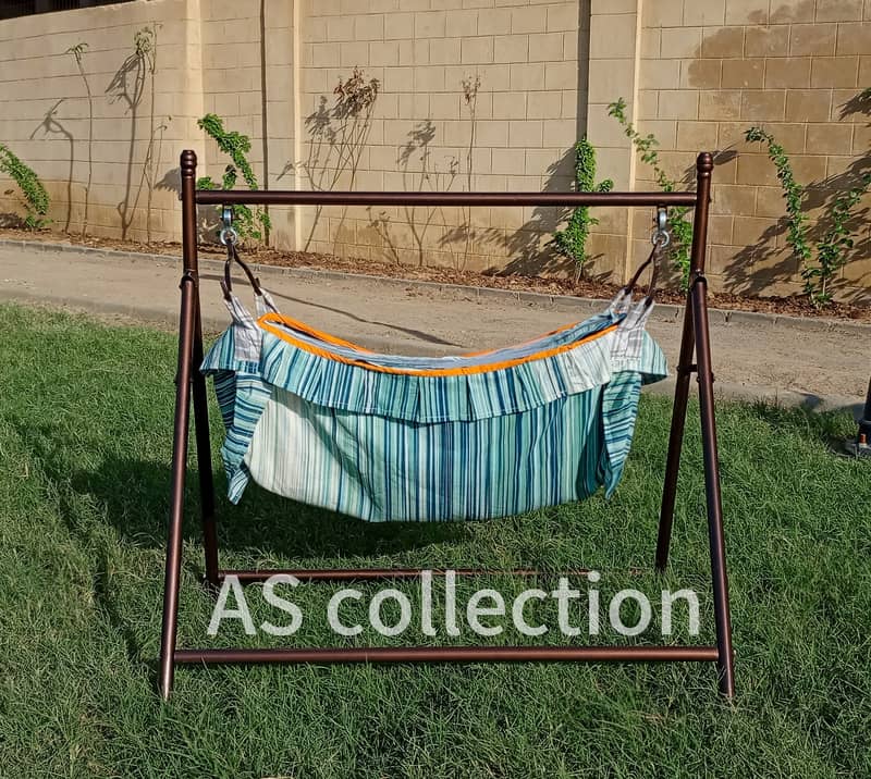 Folding Small Bearing Baby Cradle Mosquito Net swing jhoola 3