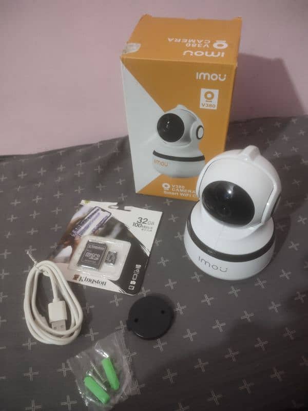 CcTv Roboted Camera Mobile Connect with Memory Card 32gb 4