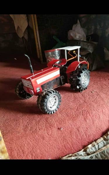 Rc tractor hand made mobile control 2