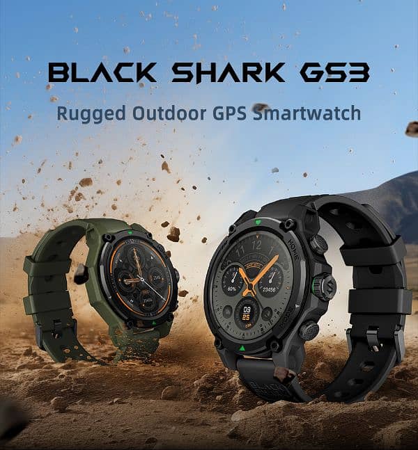Black Shark GS3 Smartwatch AMOLED Screen AOD (calling + built in GPS) 9
