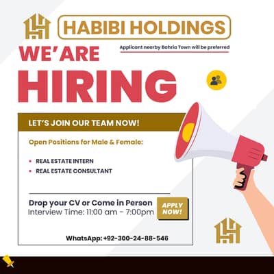 Real Estate Consultant Male & Female