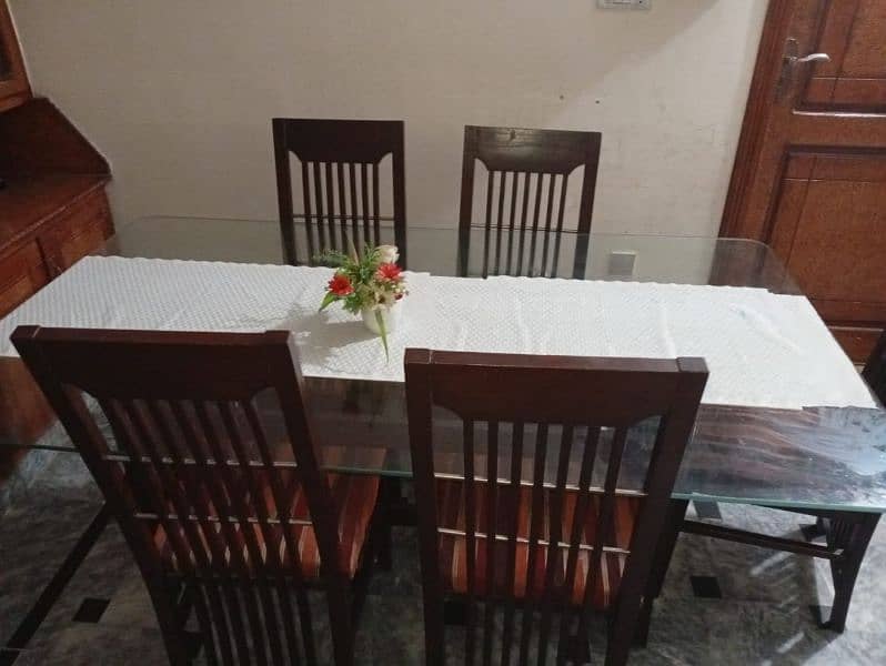 dining table | 6 chairs dining table | table set | wooden dining table 4