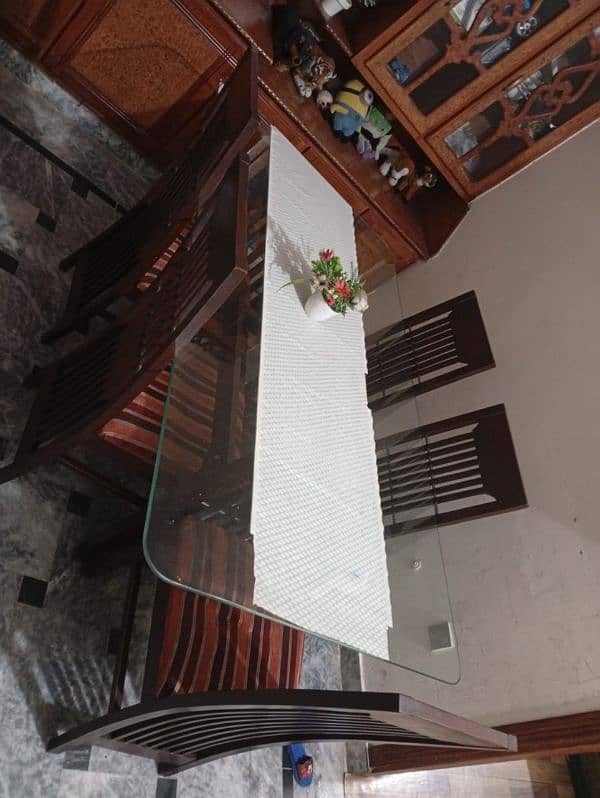 dining table | 6 chairs dining table | table set | wooden dining table 6