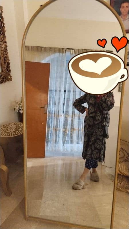 Floor mirror | arch mirror| standing mirror| full lenght mirror | Iron 10