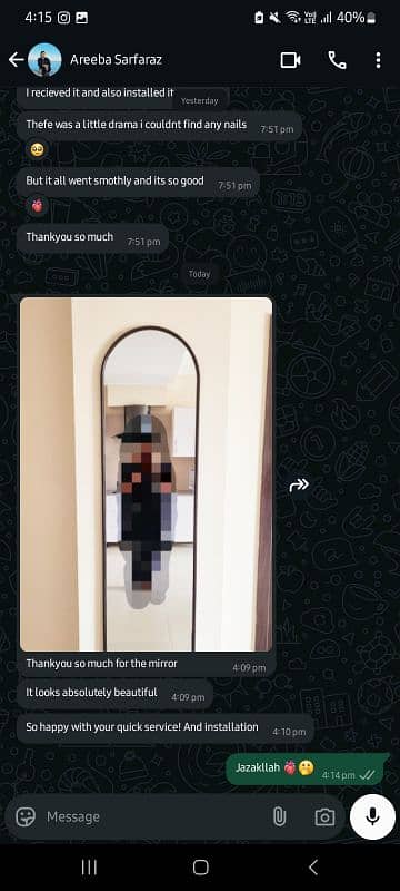 Floor mirror | arch mirror| standing mirror| full lenght mirror | Iron 11