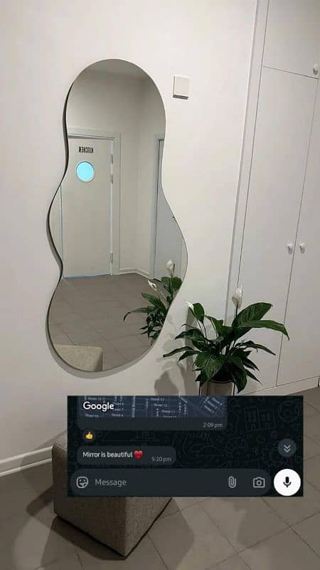 Floor mirror | arch mirror| standing mirror| full lenght mirror | Iron 14