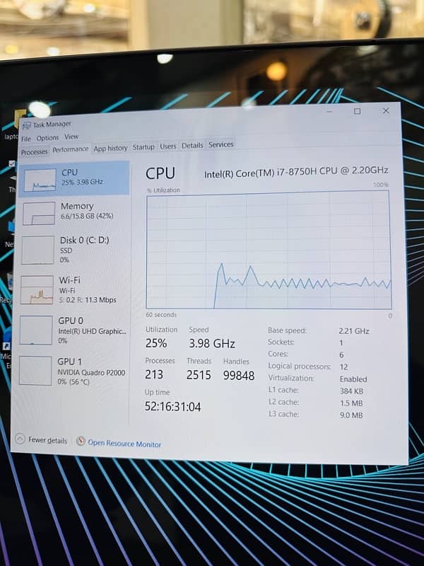 Dell precision 7530 Touch i7 8th Gen {4Gb GPU} 6