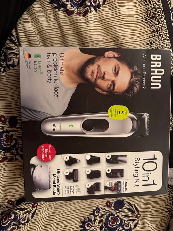 Braun MGK7220 All-in-One Trimmer | Brand New | Waterproof & Cordless 0