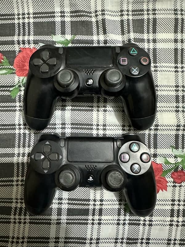 PS4 slim for sale 2 original controllers with box 500GB 1