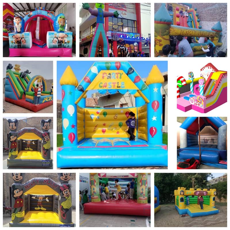 jumping castle /jumping slide / token ride 8