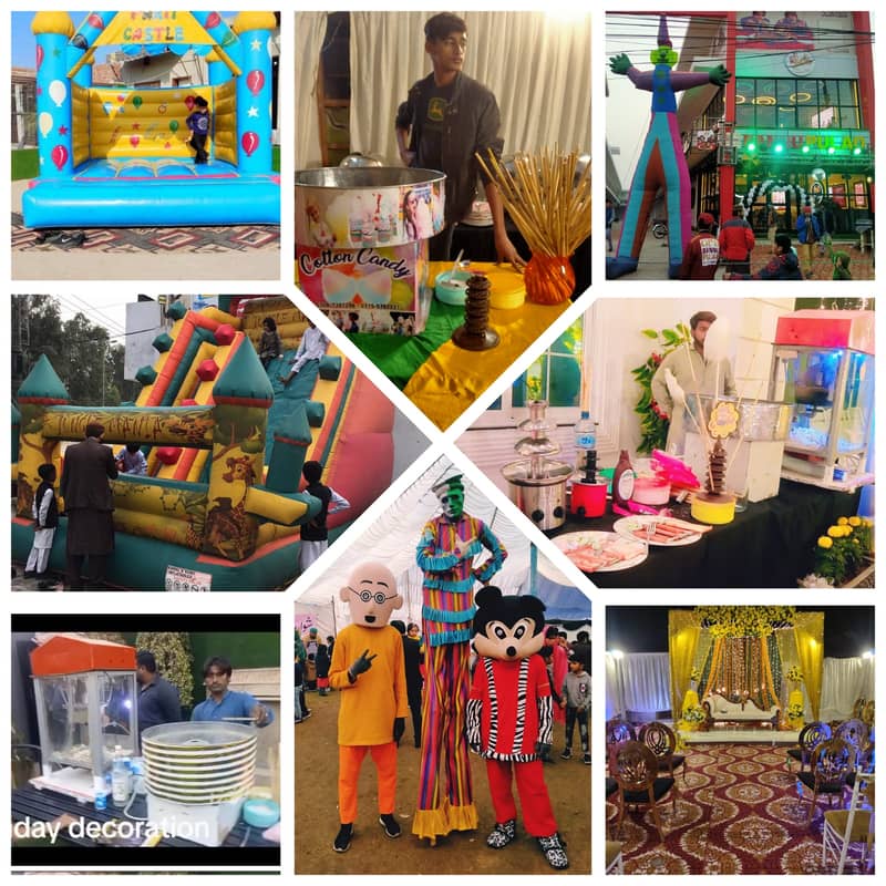 jumping castle /jumping slide / token ride 12