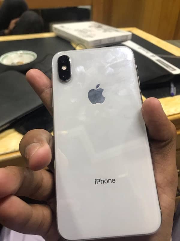 I phone X white colour 6