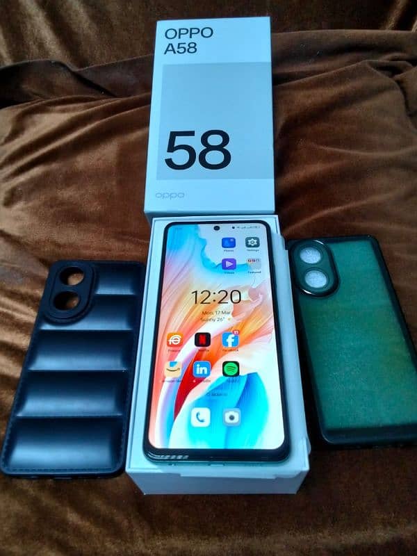 oppo a58 non PTA 8+4+12 condition 10 3