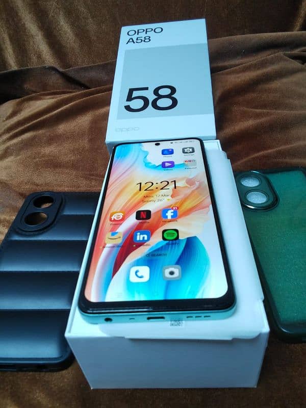 oppo a58 non PTA 8+4+12 condition 10 6