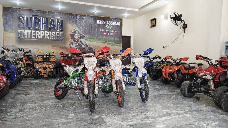 Special Edition 124cc Mini Dirt & Atv Quad Bikes Delivery In All Pak 0