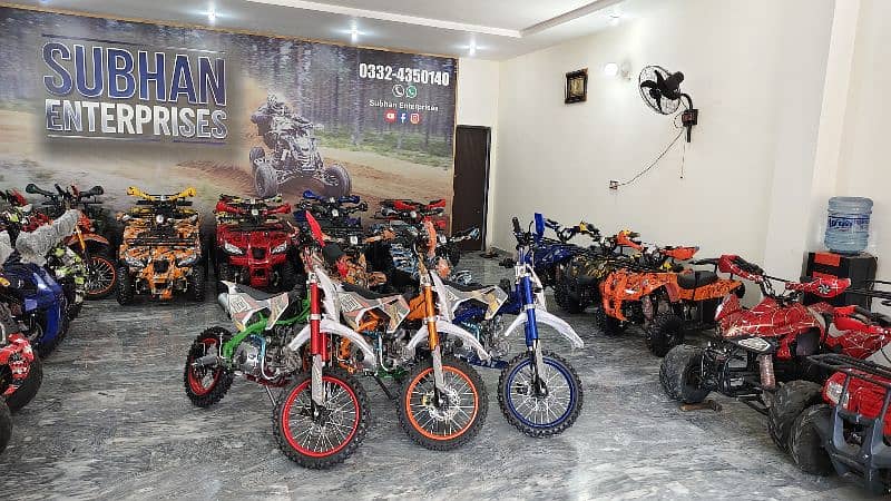 Special Edition 124cc Mini Dirt & Atv Quad Bikes Delivery In All Pak 2