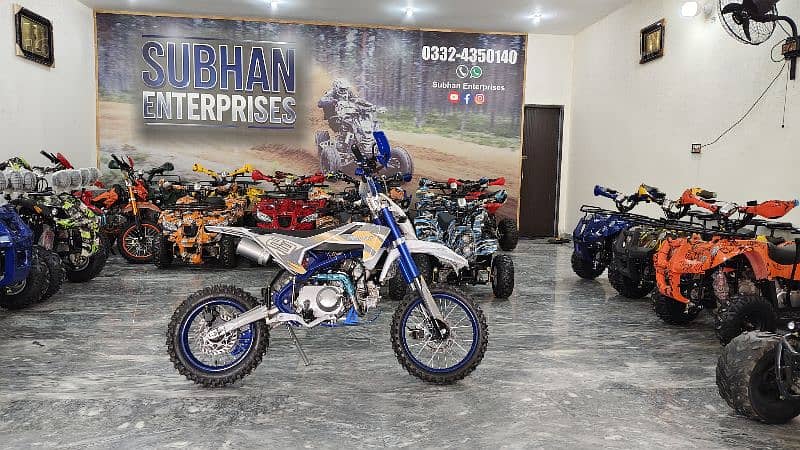 Special Edition 124cc Mini Dirt & Atv Quad Bikes Delivery In All Pak 5