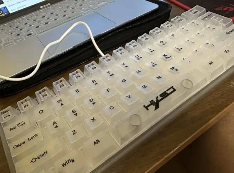 HXSJ V700TM Transparent Gaming Keyboard 5