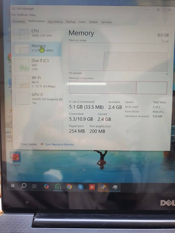 Dell XPS 9360 Core i5 7th generation 4K Touch 1