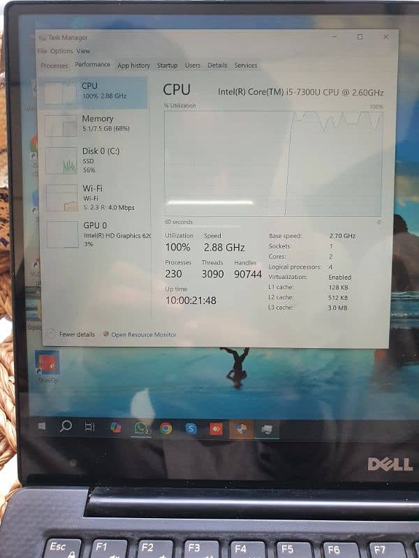 Dell XPS 9360 Core i5 7th generation 4K Touch 4