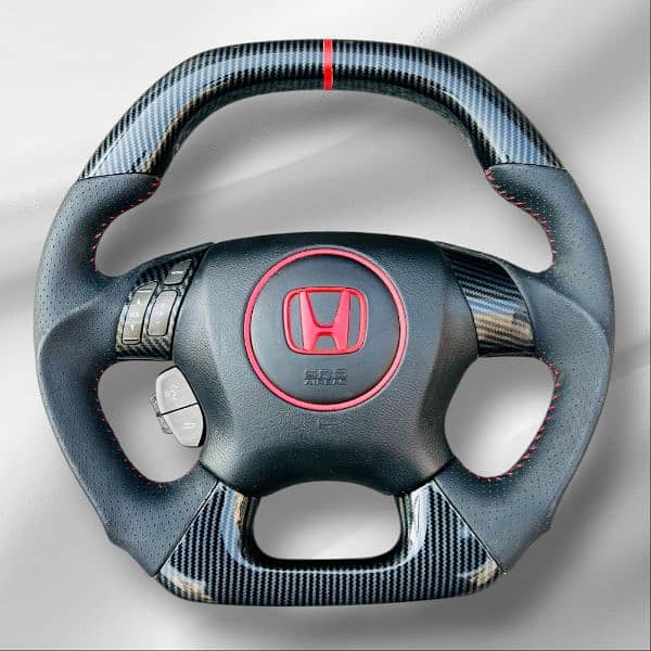 Honda Civic CF 2002-5  Carbon fiber steering 3