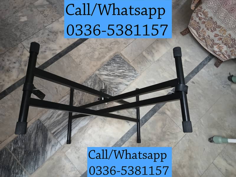 Double X Folding Stand Professional High Quality Metallic Aluminum 1