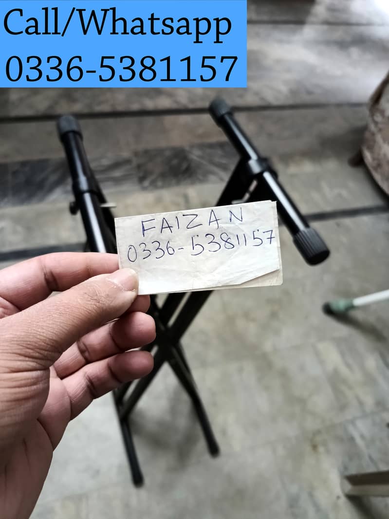 Double X Folding Stand Professional High Quality Metallic Aluminum 5