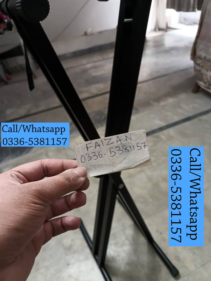 Double X Folding Stand Professional High Quality Metallic Aluminum 6