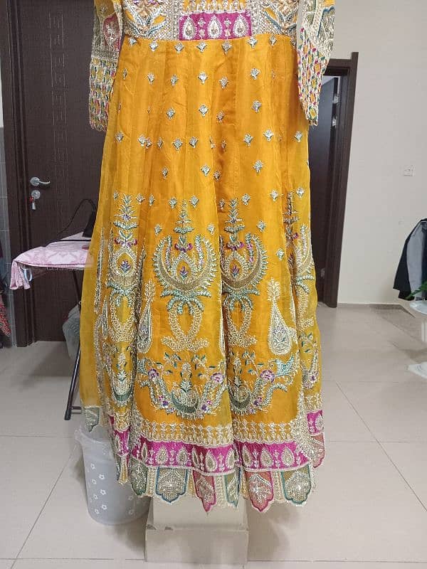 (NOT USED) 3 pc Mehndi dress, 3 pc Shadi dress 3