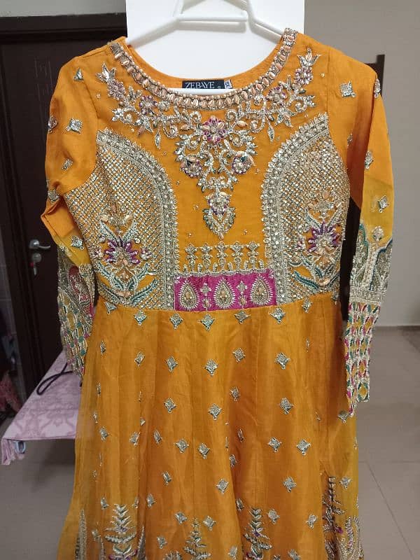(NOT USED) 3 pc Mehndi dress, 3 pc Shadi dress 4