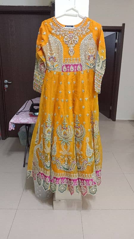 (NOT USED) 3 pc Mehndi dress, 3 pc Shadi dress 6