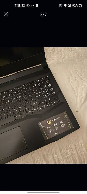 MSI ALPHA 15 2021 Gaming Laptop 3