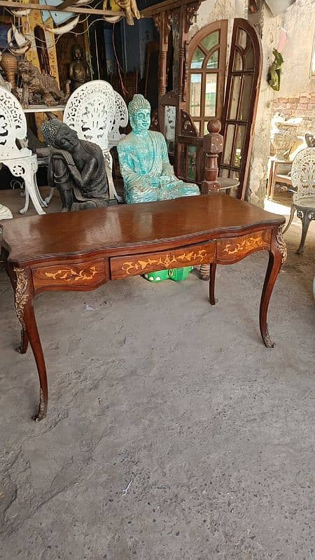 Wooden cane vintage solid sofa Antique imported 3