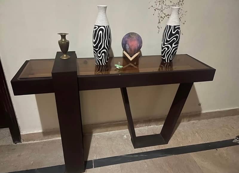 Wooden Console table 0
