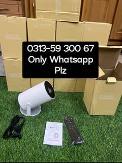 mini projector hy300 pro portable projector 4k hd with dual band WiFi