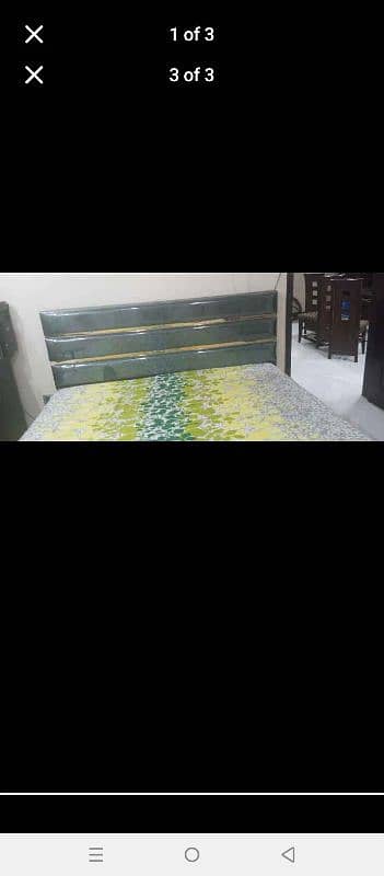 iron bed