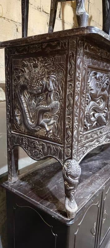Antique Chinese 1850s side board and dining table antique Imported 1